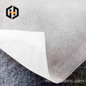 Tela de base gris de malla de algodón liviana
